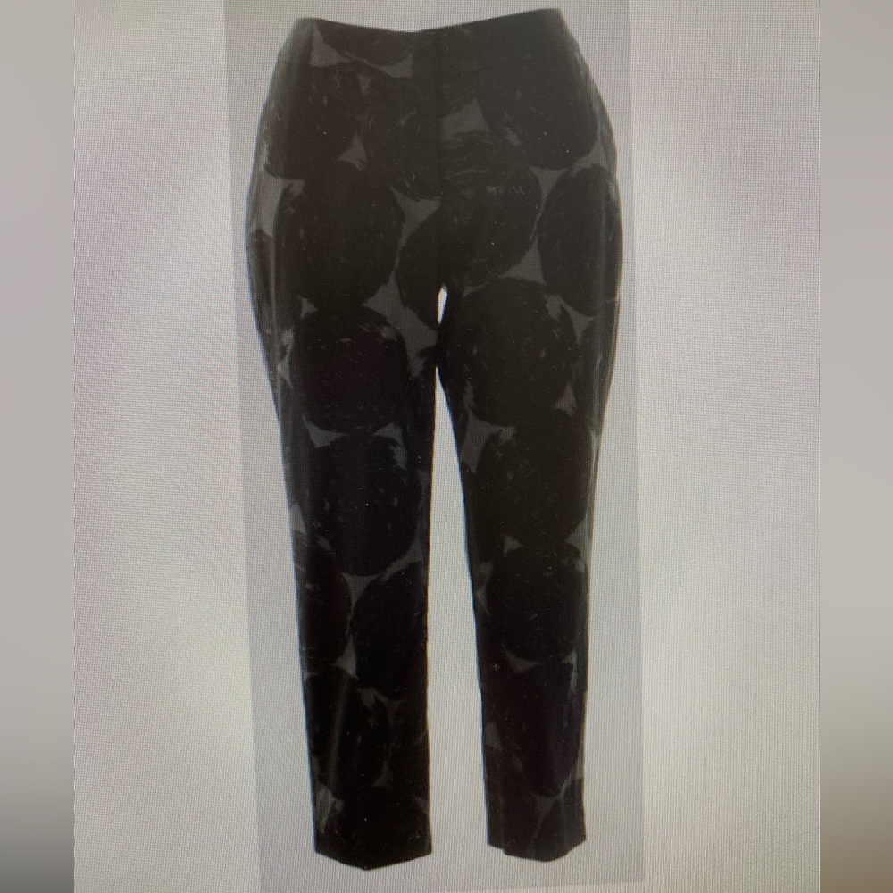 BODEN UK WM329 WOMEN'S BLACK/GREY BISTRO CROP TROUSERS PANTS - SIZE 4P & 2P